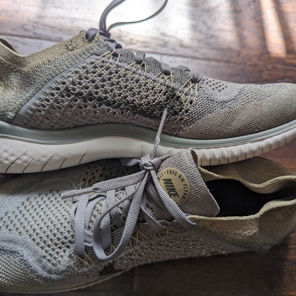 nike free rn flyknit mica green